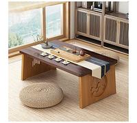 Japanese Floor Table, Low Altar Table for Meditation, Tatami Coffee Table, Small Tea Table for Floor Sitting, for Dining & Spiritual Practices (Color : C, Size : 70x40x30cm)