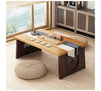 Japanese Floor Table, Low Altar Table for Meditation, Tatami Coffee Table, Small Tea Table for Floor Sitting, for Dining & Spiritual Practices (Color : B, Size : 70x40x30cm)