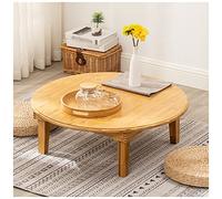 Japanese Floor Table, Low Altar Table for Meditation, Tatami Coffee Table, Small Tea Table for Floor Sitting, for Dining & Spiritual Practices (Color : Beige, Size : 70x70x25cm)