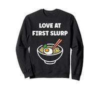 Japanese Food Funny Ramen Quote Love at First slurp Felpa