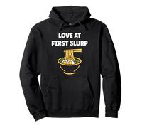 Japanese Food Funny Ramen Quote Love at First slurp Felpa con Cappuccio