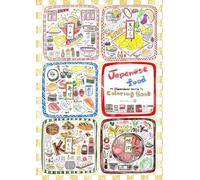 Japanese food Hamidashi nurie Coloring Book: 日本食 はみだし塗り絵 塗り絵本