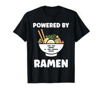 Japanese Food Ramens Minimalist Simple Powered by Ramen Maglietta