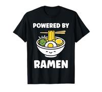 Japanese Food Ramens Minimalist Simple Powered by Ramen Maglietta