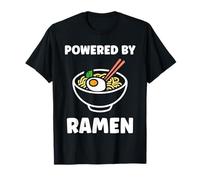 Japanese Food Ramens Minimalist Simple Powered by Ramen Maglietta