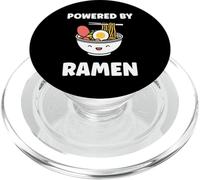 Japanese Food Ramens Minimalist Simple powered by Ramen PopSockets PopGrip per MagSafe