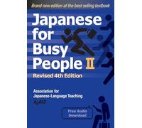 AJALT Japanese for Busy People II – Edizione rivista 4ª – Tascabile