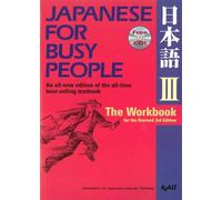 Japanese For Busy People 3 Workbook (Tascabile)