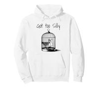 Japanese Funny Meme, Goose Got Too Silly Felpa con Cappuccio