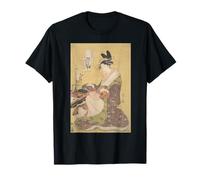 Japanese Geisha Ukiyo-E Maglietta