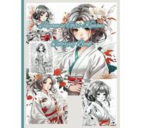 Japanese Girl Kimono Coloring Book