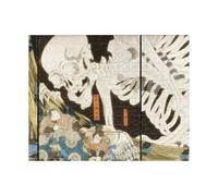 Japanese Goth Art Puzzle - Skeleton Gothic 110 Piece for Goth Friends, Dark Skull Horror Puzzle (1014)