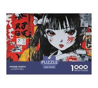Japanese Graffiti 1000 Pieces Jigsaw Puzzles For Adults Educational Games Stress Relieving Entertainment Cultivate The Spirit of Teamwork for Adults And Kids, Age 12 Years Up 70x50cm/1000pcs