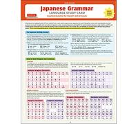 Japanese Grammar Study Card: Essential Grammar for the Jlpt and Ap Exams Includes Online Audio