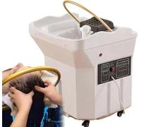 Japanese Head Spa Station - Vaschetta termostatica per shampoo da 60 l, design rimovibile e circolazione dell'acqua a 360° per la cura del cuoio capelluto da salone e spa