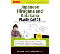 Japanese Hiragana and Katakana Flash Cards Kit Learn the Japanese Hiragana and Katakana Charactuers Quickly & Easily!