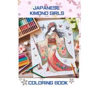 Japanese Kimono Girls Coloring book
