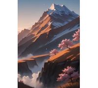 Japanese Landscape Notebook: Lined Notebook | A4 | 40 Pages