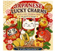 Japanese Lucky Charms Coloring Book