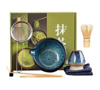 Japanese Matcha Set, Professional Matcha Whisk Tool Kit 2.56x2.99 inches, Traditional Tea Ceremony for Meditation Yoga Practice Wellness Morning Rituals Home Use
