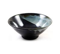 Japanese Noodle Zuppa Di Riso Sushi Ciotola - Blu Smalto Ceramico