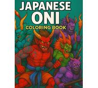 Japanese Oni Coloring Book