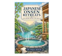 Japanese Onsen Retreats Coloring Book: 24 Relaxing Hot Spring Escapes with Mountain Views, Traditional Ryokans, Peaceful Gardens, and Scenic Japanese Landscapes for Adults