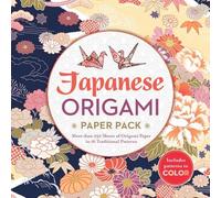 Japanese Origami Paper Pack: More Than 250 Sheets of Origami Paper in 16 Traditional Patterns, Includes Patterns to Color