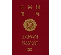 Japanese Passport Cover Notebook: A5 Travel Journal with Lined Paper & Unique Japanese Theme Cover - Perfect Gift for Japan Lovers