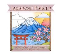 Japanese Pattern: Brain Games Stained Glass Coloring Book