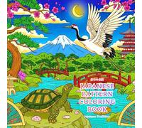 Japanese Pattern Coloring Book: Adult Coloring Book with Japan