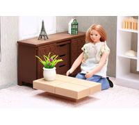 Japanese Pavimento Tabella - 1:12 Scala Casa di Bambole Furniture - 3D Stampato