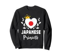 Japanese Princess Japan Flag Proud Japanese Girl Felpa