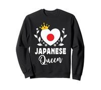 Japanese Queen Japan Flag Proud Japanese Woman Felpa