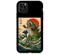 Japanese Raccoon with Funny Animals, Raccoonzilla Graphic Custodia per iPhone 11 Pro Max