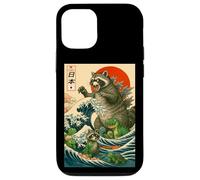 Japanese Raccoon with Funny Animals, Raccoonzilla Graphic Custodia per iPhone 12/12 Pro