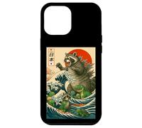 Japanese Raccoon with Funny Animals, Raccoonzilla Graphic Custodia per iPhone 12 Pro Max
