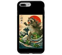 Japanese Raccoon with Funny Animals, Raccoonzilla Graphic Custodia per iPhone 7 Plus/8 Plus