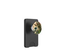 Japanese Raccoon with Funny Animals, Raccoonzilla Graphic PopSockets PopWallet per MagSafe