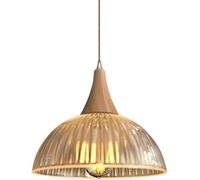 Japanese Retro Ethnic Light Luxury Glass Transmission Glass Hanging Light Lampshade Modern Pendant Light E27 Single Head Chaner Bedside for Kitchen Island Dini