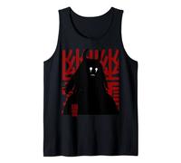 Japanese Sad Crying Demon Yurei Harajuku Kanji Graphic Tee Canotta