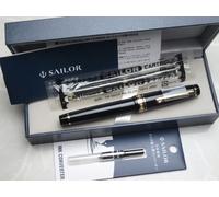 Japanese Sailor Professional Gear Gold con convertitore 21K Medium pennino 11...