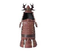 Japanese Samrai Wine Bottle Cover - Warring States Leather Wine Bottle Protector | Wine Cabinet Decor, samrai armr Wine Bottle Wrap, Halloween Wine Decoration for Wine Cabinet, PU Leather
