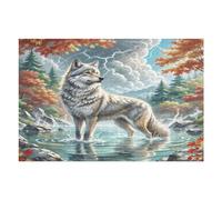 Japanese Spitz Puzzle 1000 Pezzi Rompicapo Antistress Premium Cute Pet Animals Pressione Ridotta Dopo Il Lavoro Attività Rigenerante Regalo Per Chi È Stressato 1000 PCS