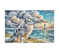 Japanese Spitz Puzzle 1000 Pezzi Rompicapo Per Tutte Le Occasioni Cute Pet Animals Versatile E Divertente Rilassamento Garantito Regalo Per Compleanni E Feste 1000 PCS
