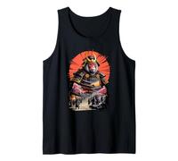 Japanese Style Art Samurai Macaco Macachi Canotta