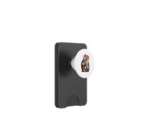 Japanese Style Art Yamabushi Gorilla Dorso Argento Gorille PopSockets PopWallet per MagSafe