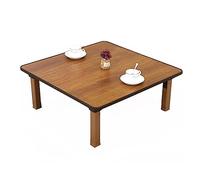 Japanese Style Folding Coffee Table for Sitting On The Floor 80x80cm Low Dining Study Desk for Bedroom Bay Window Tea Room