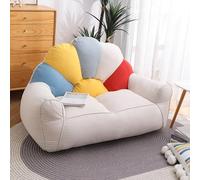 Japanese Style Leisure Sofa, Creative Shape Single Lazy Sofa Detachable Bedroom Balcony Living Room Lounge(E)