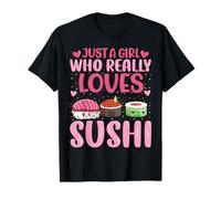 Japanese Sushi Lover - Just a Girl Who Really Loves Sushi Maglietta